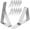 Silver, variant on ZOURIH Tablecloth Clip - 1 Pack Stainless Steel, Rust Proof Table Clips for Home, Restaurants, Picnic, Party, Dining Tables - Fits Up to 1.8 inch Thick Tables,Silver