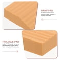 thumbnail image 3 of CHUANK Cars Wheelchairs Door Step Ramp Ramps Sweeping Slope Household Indoor Splicing Climbing  Threshold Small Triangle (orange 1 Piece) Sector Pvc, 3 of 6