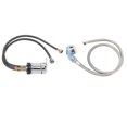 thumbnail image 1 of Blue Shampoo Faucet Sprayer Brush Chrome Shampoo Bowl Faucet Replacement with 23.6in Tap 47.2in Electroplating Hose, 1 of 4