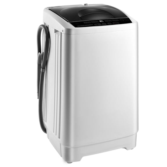 VEVOR Portable Washing Machine, Portable Washer 1.3 cu.ft with LED Display, Stainless Steel Drum, 8 Wash Programs & 6 Adjustable Water Levels, Portable Washer Machine for Apartments, RVs, an