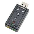 thumbnail image 1 of Tarjeta de sonido Adaptador de audio USB 3D 7.1, 1 of 2