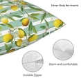 thumbnail image 3 of Pofeuu Lemon Print Double-sided plush pillowcase Square Throw Pillow Covers Pillows Cover for Living Room Bedroom Sofa Couch Cushion Cover（No pillow core）-18"x18", 3 of 7
