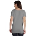 thumbnail image 4 of Inkmeso T-shirt Basique Col en U Été Manches Courtes Coton Uni Femmes, 4 of 7