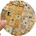 thumbnail image 2 of Adhesivos vintage para álbumes de recortes con temática de diario roto, 50 unidades, 2 of 2