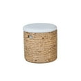 thumbnail image 1 of Water Hyacinth Storage Ottoman, 1 of 2