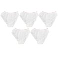 thumbnail image 2 of 5pcs Women Disposable Underwear Hygienic Individual Package Skin Friendly Breathable Pure Cotton Women Disposable Panties, 2 of 5