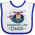 thumbnail image 3 of Inktastic Handsome Like Daddy for Boy Boys Baby Bib, 3 of 4