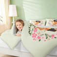 thumbnail image 5 of Erosebridal Chicken Twin Bedding for Girls, Floral Wreath Bedding Comforter Set, Gray Reversible 7 Pieces, 5 of 6