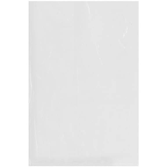 Plymor 12" x 18" (Pack of 250), 6 Mil Flat Open Clear Plastic Poly Bags