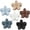 Blue brown, variant on KAQISIMIL Hair Clip, 6 Pcs Large Plumeria Flower Claw Clips for Thick Medium Hair - Blue Brown Beach Hair Accessories for Women and Girls