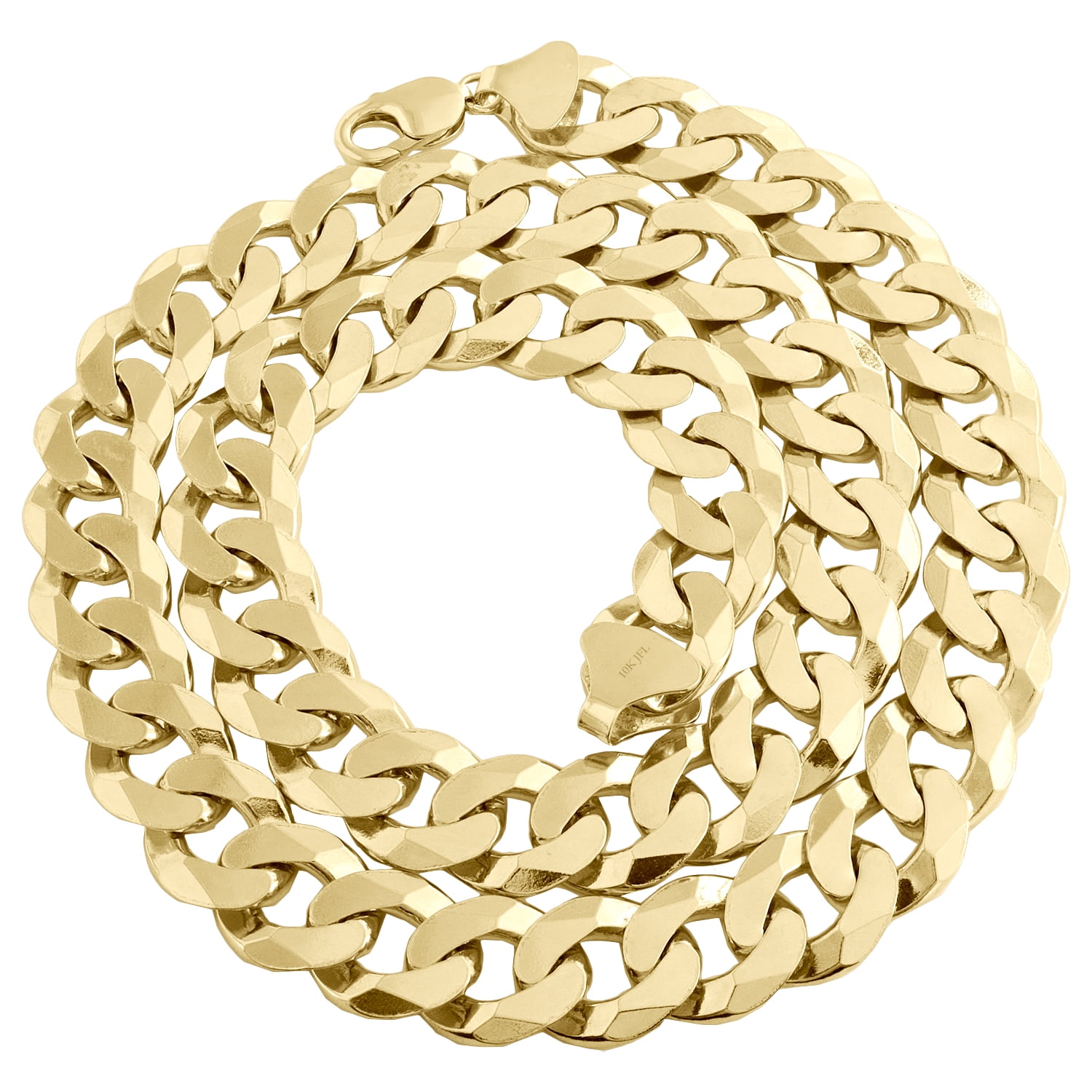 Miami Cuban Curb Link Mens Stainless Steel 16mm 14k Gold Tone Chain Bracelet 