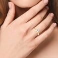 thumbnail image 5 of Pompeii 1/2 Ct Lab Grown Diamond Solitaire Engagement Ring 14k White Rose or Yellow Gold, 5 of 5