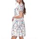thumbnail image 2 of Balery Cartoon Cute Rabbit Vestidos sueltos de manga corta para mujer, vestidos de verano 2025, vestidos casuales de corte A con vuelo., 2 of 6