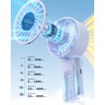 thumbnail image 3 of Ventilador portátil Peiyuu de 4000 mAh, recargable, 6 velocidades de viento, 3 of 8
