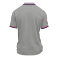 thumbnail image 4 of Hogleaql Usa Polo Shirts for Men Short Sleeve Collared Usa 1776-2026 Button Blouse Independence Day Patriotic Dressy Pullover Tops Dark Gray L, 4 of 6