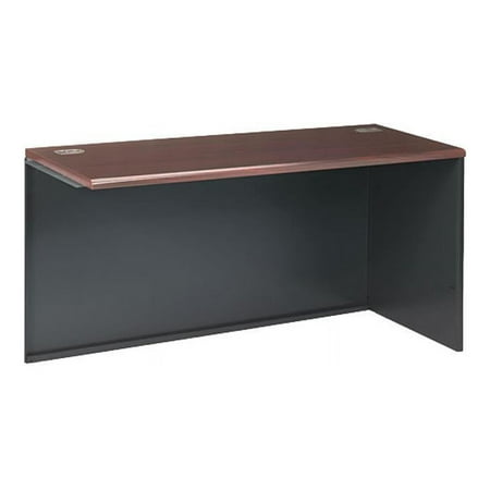 UPC: 0641128887571 | HON H38945R.N.S 38000 Series 60 in. x 24 in. x 29-1/2 in. Right Return Shell – Mahogany/Charcoal