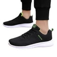 thumbnail image 3 of Sopiago Tennis Shoes Men Shoes Comfortable Walking Casual Breathable Lightweight Sneakers for men Green,42, 3 of 6
