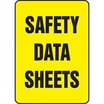 Accuform Safety Data Sheets Safety Sign,Plastic MCHM517VP