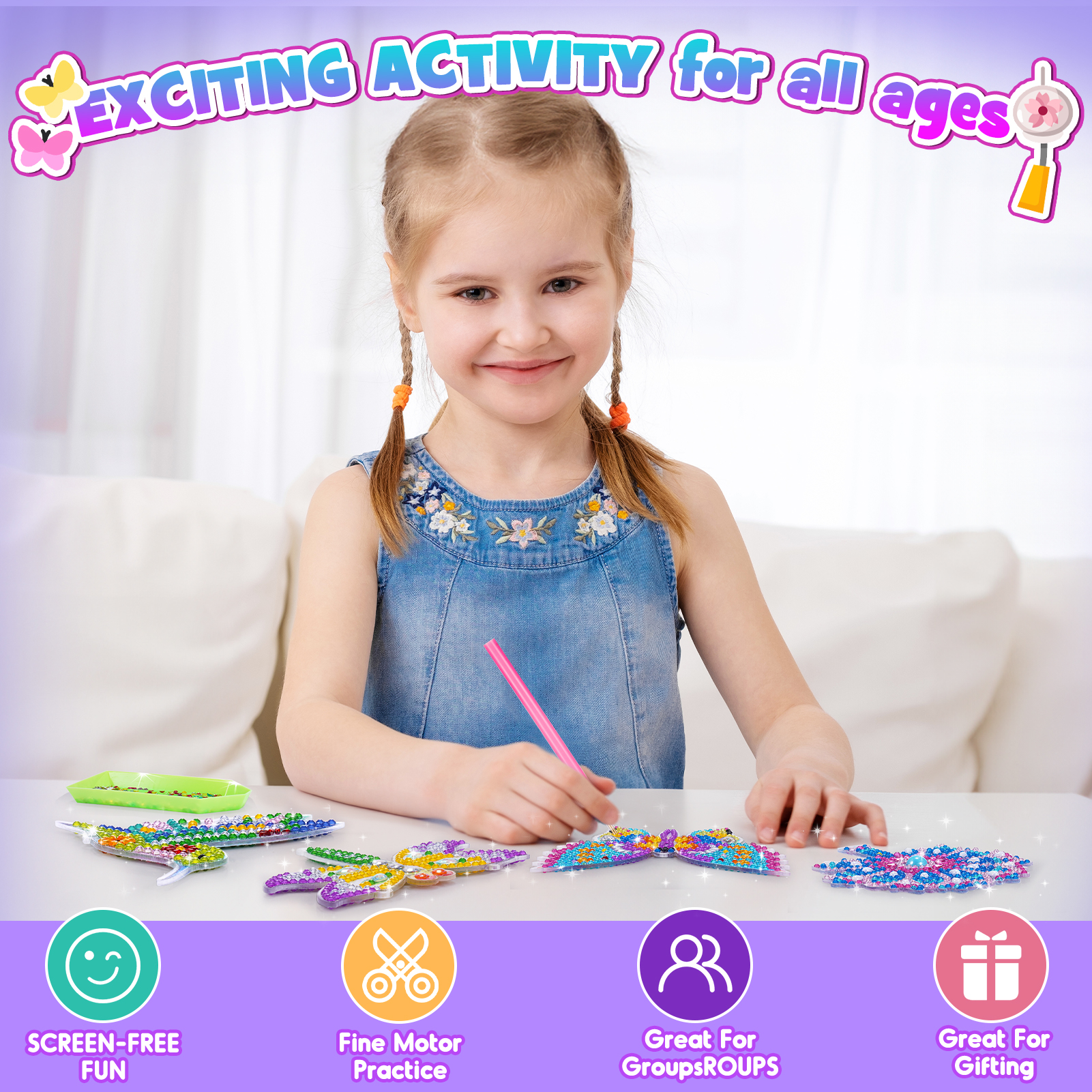 Superwinky Diamond Art Painting Kit - Gem Sticker Craft photo 7