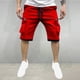 thumbnail image 1 of pstuiky Pantalones cortos para hombre, Pantalones cortos de trabajo rectos y holgados con múltiples bolsillos de moda de verano para hombre Pantalones cortos para correr para hombre, 1 of 6