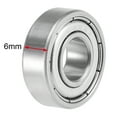thumbnail image 3 of S698ZZ Deep Groove Ball Bearing 8mm x 19mm x 6mm Double Shielded Stainless Steel, 3 of 4