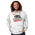 thumbnail image 3 of Flag Hoodies Sweat Shirts Sweatshirts CA Love Bear California Vacation Souvenir, 3 of 6