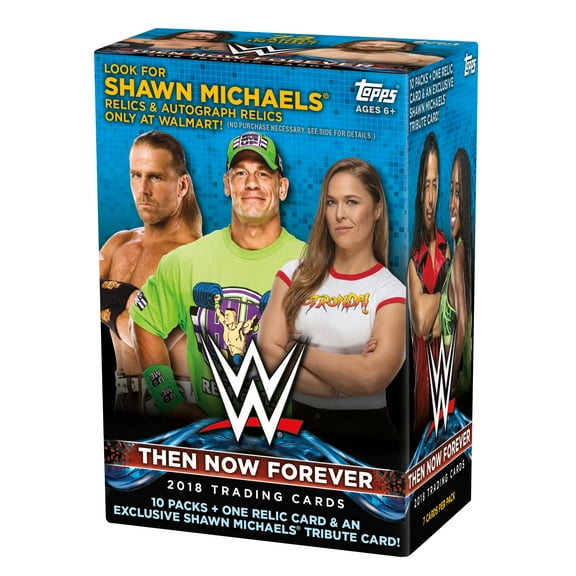 2018 Topps WWE Wrestling Then-Now-Forever Trading Cards Blaster Box