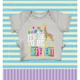 thumbnail image 2 of Shop4Ever It's OK to Be Different Autism Awareness Giraffe Baby's Bodysuit Infant Cotton Romper 24 Months Heather Grey, 2 of 5
