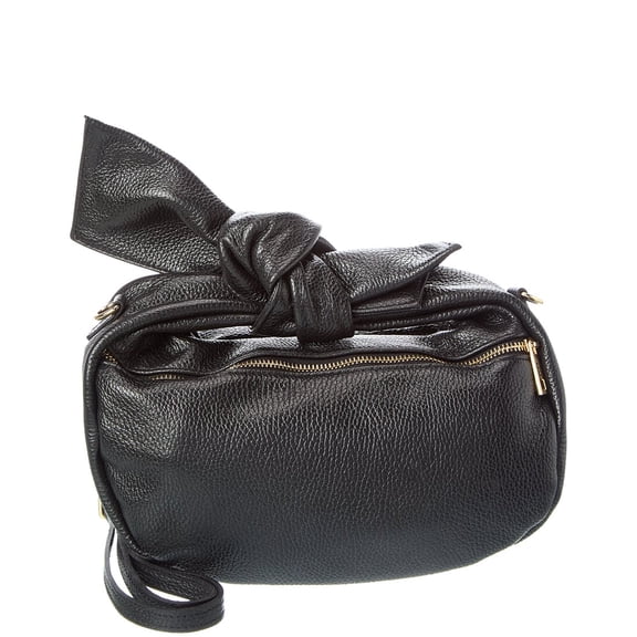 Persaman New York Hanna16 Leather Clutch, Black