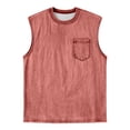 thumbnail image 5 of Workout Tank Tops for Men Summer Crewneck Loose Fit Sleeveless Muscle Shirts Vintage Washed Tshirts, 5 of 5