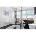 thumbnail image 6 of Nile 24" White Wood Floating Vanity with White Top and Gold Trim, 6 of 10