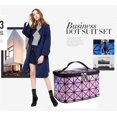 thumbnail image 4 of 26-27 Makeup Bag, Fashion Holographic Cosmetic Travel Bag Large Toiletry Bag Makeup Organizer for Women (Pink), 4 of 4