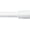 White, variant on Curtain Rods for Windows 16 to 170 Inches Adjustable Length 1 Inch Diameter Window Curtain Rod with Aluminium Finials, Black