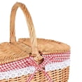 thumbnail image 3 of Canasta de Picnic de Mimbre con Diseño Elegante para Frutas Frescas, 3 of 4