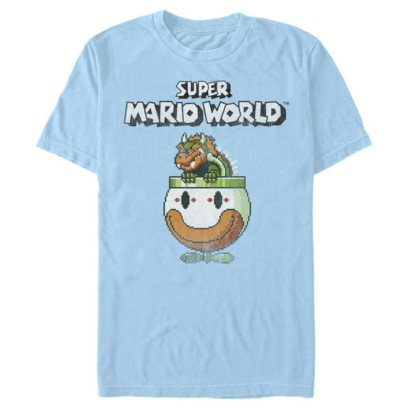 Men's Nintendo Mario World Bowser Graphic T-Shirt