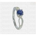 thumbnail image 3 of JewelryLoversZone 925 Sterling Silver Blue Star Sapphire Ring Timeless Wedding & Engagement Ring Handmade Jewelry Perfect for Gift Black Vermeil 10.5, 3 of 4