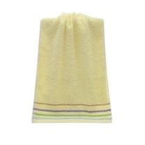 Cinvoph Bathroom Hand Towels, 100% Cotton Hand Towel for Bath, Face, Kitchen, Super Soft Absorbent, Machine Washable, Size 13" x 30", Yellow