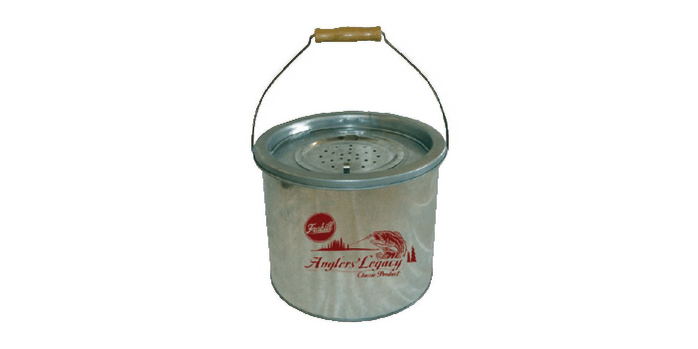 VINTAGE FRABILLS FISHING Galvanized Metal Minnow Bucket & Wade Bucket Pair  Bait $119.00 - PicClick