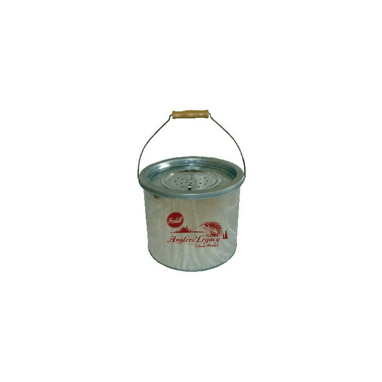 VINTAGE FRABILLS FISHING Galvanized Metal Minnow Bucket & Wade Bucket Pair  Bait $119.00 - PicClick