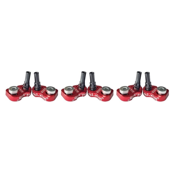 Soidarity Mi.Xim Bicicletas V Freno Extensor Adaptador Aleación de aluminio Modificación Extensión Convertidor Reparación Kit Accesorio Rojo Type1 NO1
