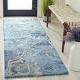 thumbnail image 2 of SAFAVIEH Marquee Marsan Geometric Runner Rug, Blue/Grey, 2'6" x 8', 2 of 8