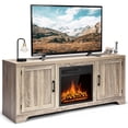 thumbnail image 1 of Gymax Meuble TV avec Foyer de 58 Pieds', Armoire de Rangement avec Foyer Électrique de 18 Pieds' 1500W, 1 of 9