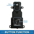 thumbnail image 3 of Interruptor de ventana eléctrica Unique Bargains para el lado del pasajero delantero derecho para Honda Civic 2006-2011 Negro, 3 of 7