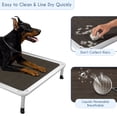 thumbnail image 6 of Veehoo Chew Proof Dog Bed, Rustless Aluminum Frame and Textilene Mesh Fabric, Brown, Large, 6 of 8