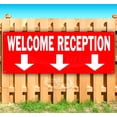 thumbnail image 1 of Welcome Down Red 13 oz Vinyl Banner With Metal Grommets, 1 of 4