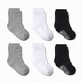 thumbnail image 2 of HCNTES 1T 2T 3T 4T 5T 6T 7T Socks for Toddler Boys Girl Crew Socks Spring Summer Socks Set Daily School Activities Socks(L01-F,0-1 Years), 2 of 4