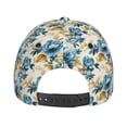 thumbnail image 4 of Baseball Cap, Vintage Blue Flowers Trucker Hats Women Dad Hat for Workouts - Baseball hat Adjustable Size, 4 of 7