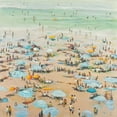 thumbnail image 3 of Atelier B Art Studio 12x12 Black Modern Framed Museum Art Print Titled - People at the Beach, 3 of 5