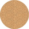 thumbnail image 1 of Ahgly Company Tapis Rond Lavable en Machine Intérieur Transitionnel Orange, 8 Pieds Rond, 1 of 7