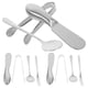 thumbnail image 3 of juego de cortador de mantequilla de queso, pinzas para servir queso de acero inoxidable, cucharas y tenedores., 3 of 8